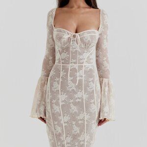 House of CB Delilah Vintage Cream Dress
